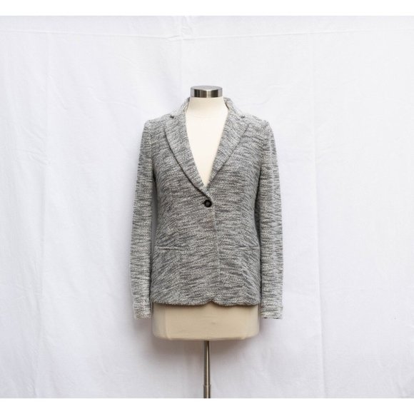 A Pea in the Pod Jackets & Blazers - A Pea in the Pod Gray Melange Maternity Blazer Jacket Soft & Comfy, Size Small